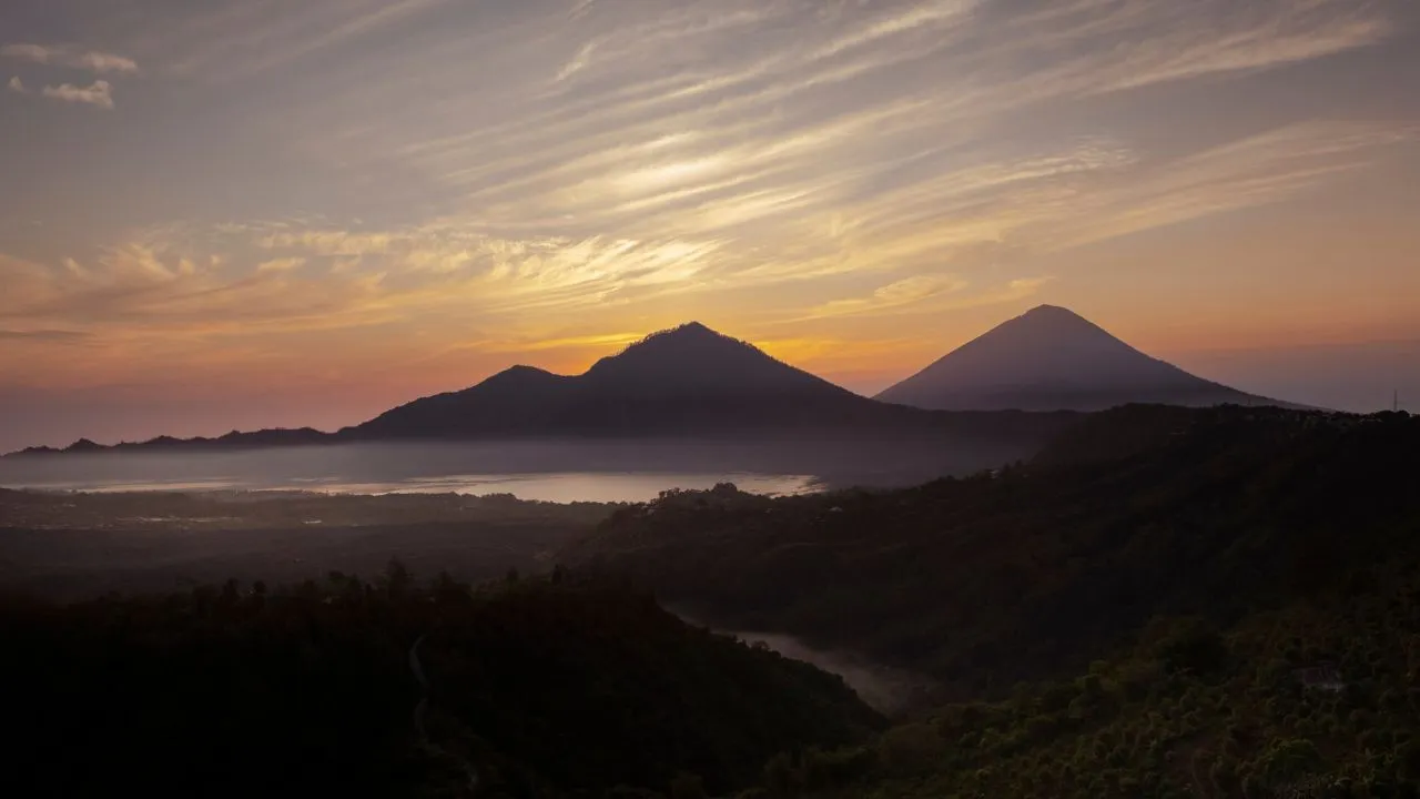 Highland landscape in Bali, illustrating the volcanic environment where Bali coffee beans are grown.